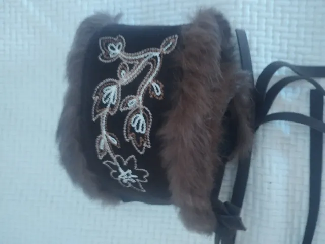 Cinturón Fajín Ante Bordado