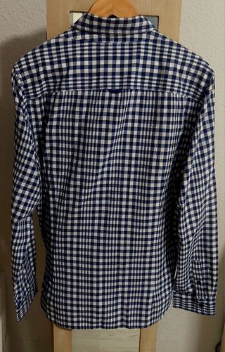 Camisa Guess  Azul marino y blanca Talla XL