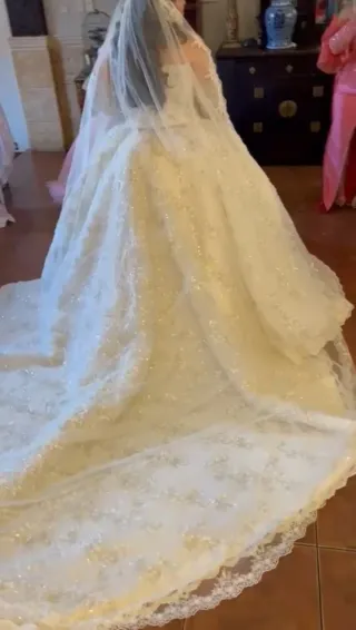 Vestido de Novia Blanco Talla grande 