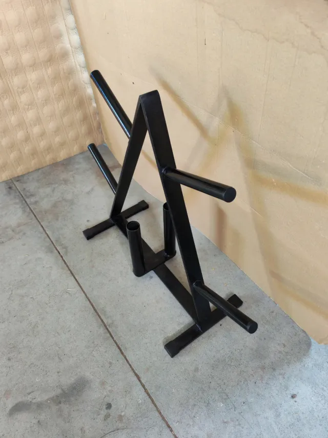 Soporte árbol para discos y mancuernas