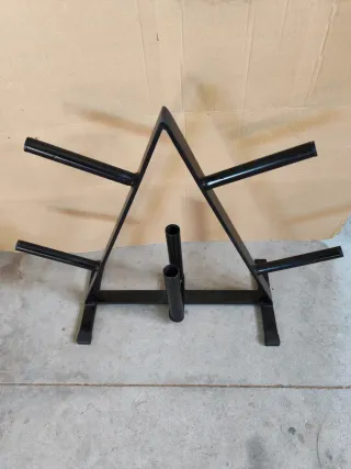 Soporte árbol para discos y mancuernas