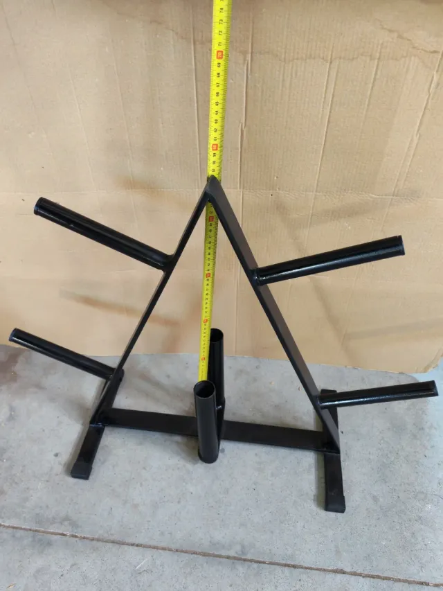 Soporte árbol para discos y mancuernas