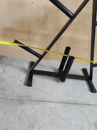 Soporte árbol para discos y mancuernas