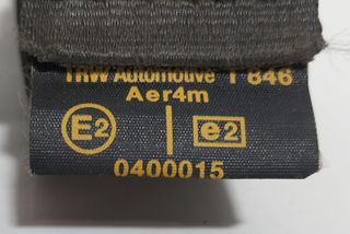 CINTURON SEGURIDAD TRASERO DERECHO 172450 FIAT DOBLO (119)