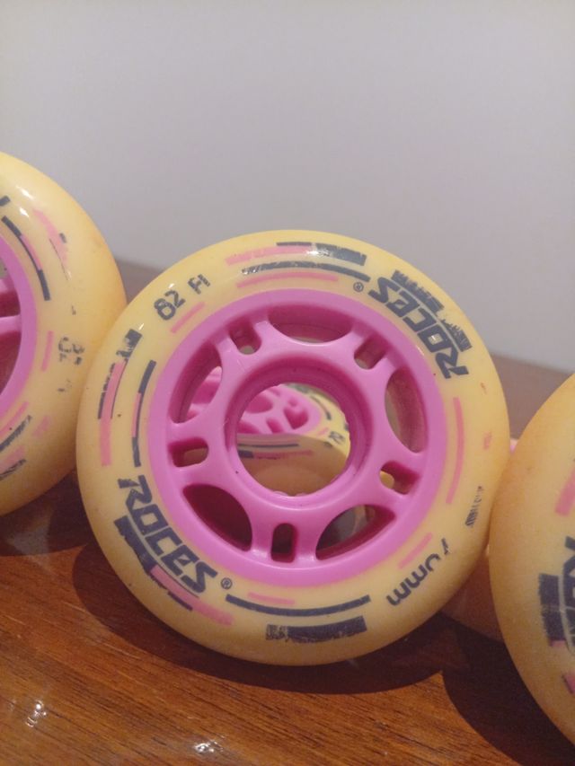 Ruedas Patines Línea Roces 70mm 82A (8 uds)