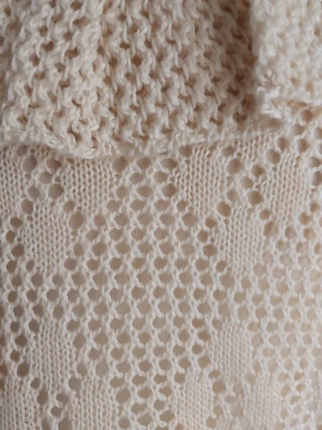 Chaleco de punto S/M beige