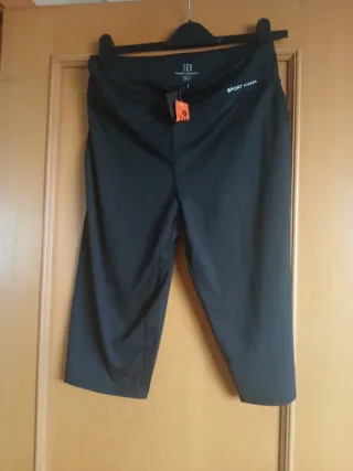 Mallas Deportivas Cortas TEX Negro Talla M