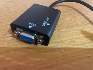 NUEVO adaptador HDMI VGA con audio jack PC consola