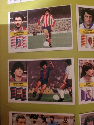 Cromos de fútbol F.C. Barcelona
