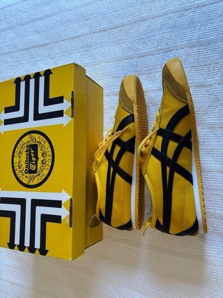 Tênis Onitsuka Tiger México Amarillo, la talla es
