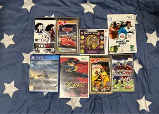 Pack Videojuegos PS4, PSP, Wii, 3DS