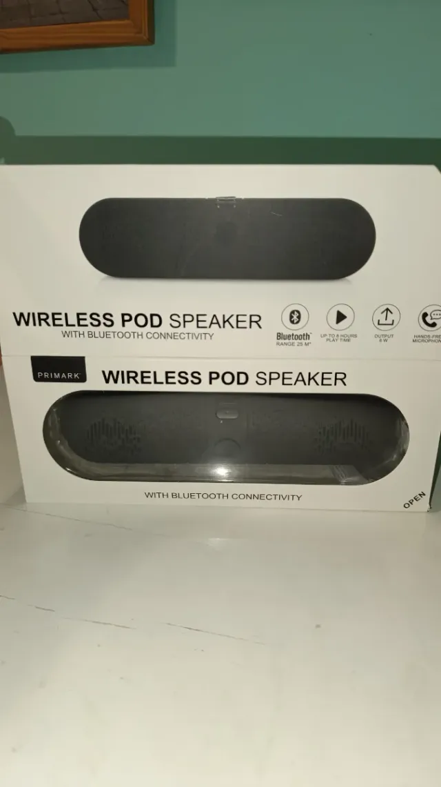 Altavoz Bluetooth Primark Negro