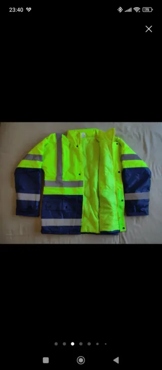 Chaqueta de trabajo reflectante