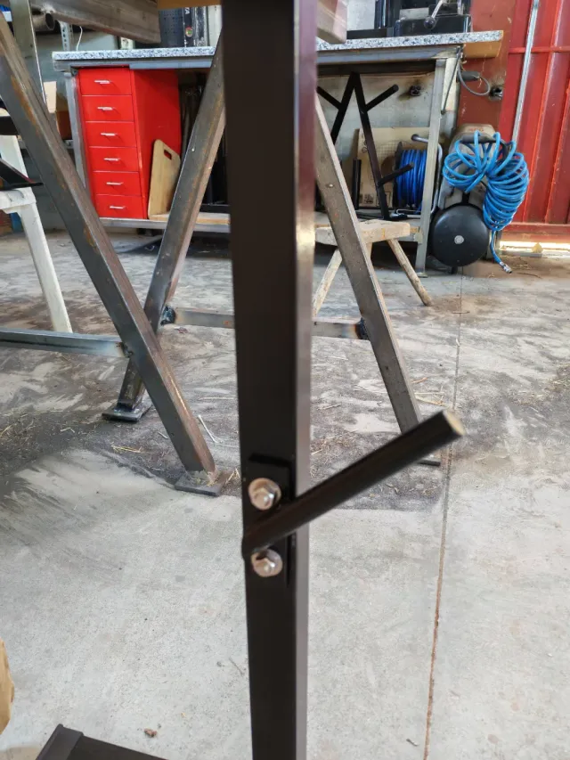 Soporte Rack para pesas, mancuernas y barra.