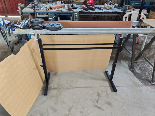 Soporte Rack para pesas, mancuernas y barra.