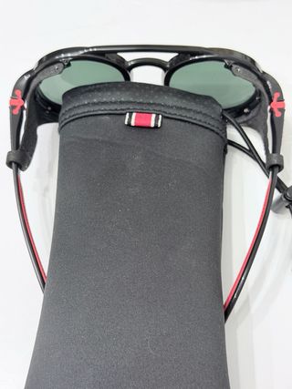 Gafas Carrera Estilo Aviador Negras Rojas