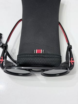 Gafas Carrera Estilo Aviador Negras Rojas