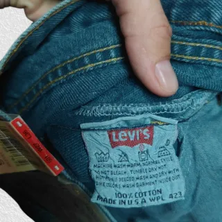 Levi's 501 Shrink-To-Fit Vintage USA Pool Blue