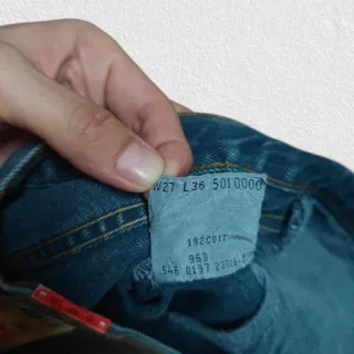 Levi's 501 Shrink-To-Fit Vintage USA Pool Blue