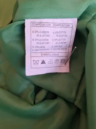 Vestido de fiesta verde con flores vintage y2k