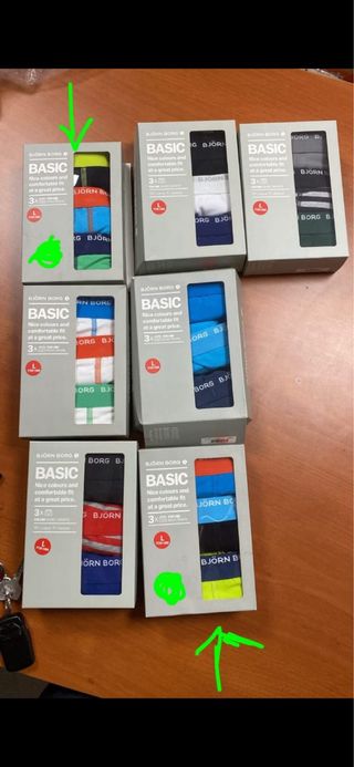 Pack 3 Calzoncillos Björn Borg Talla L 