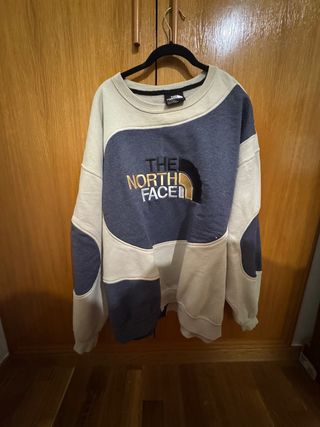 Sudadera The North Face Beige y Azul