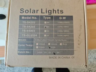 Luci Solari Giardino x6