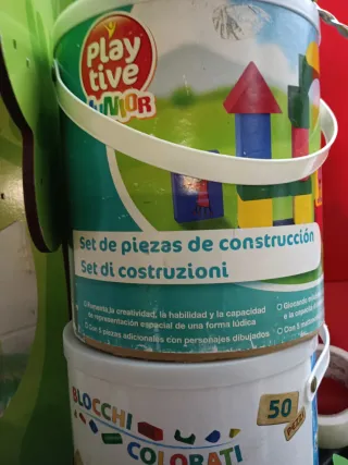 Set 1x 120  1x 50 Blocchi di costruzione colorati