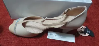 Zapatos Hispanitas verano beige/dorado sin estrena
