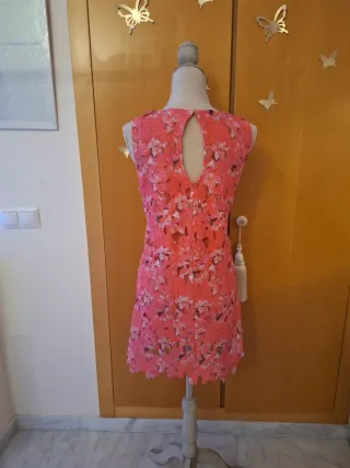 Vestido fucsia floral fiesta evento vintage y2k