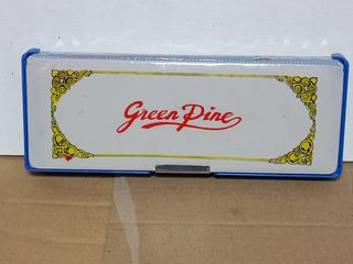 Estuche Escolar Green Pine Helicóptero vintage.