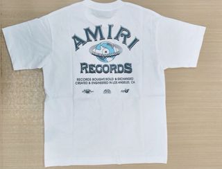 Camiseta Amiri Records Talla S Blanca