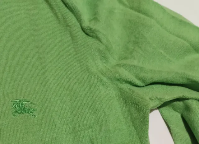 Maglioncino Burberry Brit Cotone Verde Tg M