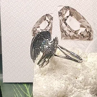 anillo de plata moissanita 1.0ct