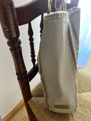 Bolso Tous Piel Patchwork Crochet