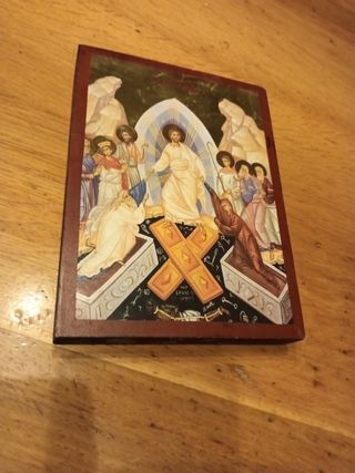 Icona Discesa agli Inferi stampata