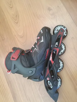 Patines en línea para niño con protecciones