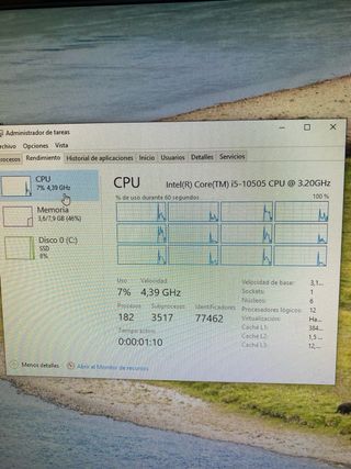 I5 10505+placa base h 410m+16gb ddr4 3000mhz
