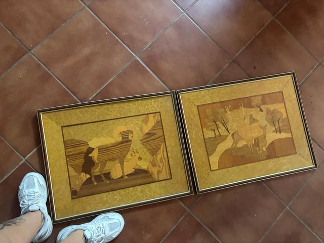 Cuadros Vintage Ciervos y Carneros