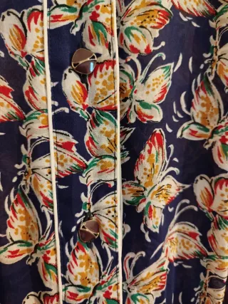 Vestido estampado mariposas