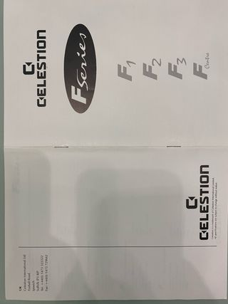 Altavoces Celestion F3 Madera