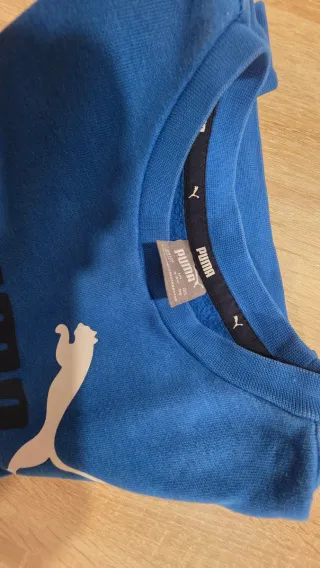 Camisola Puma Manga Comprida Azul