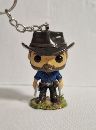 Llavero Arthur Morgan Resina 3D