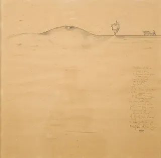 Joan Cruspinera - Dibuix original (1972) Raimon