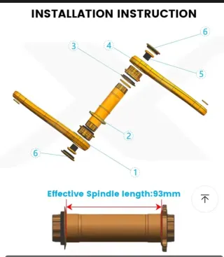 Bielas de carbono Lexon eje dub/sram