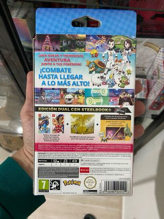 Pokemon Espada y Escudo Edición Dual Switch