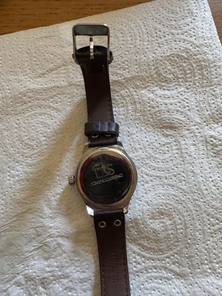 Reloj Correa Marrón y Plata