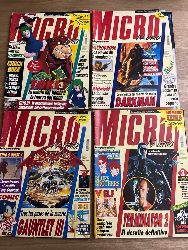 Lote 18 revistas Micromanía Segunda Época.