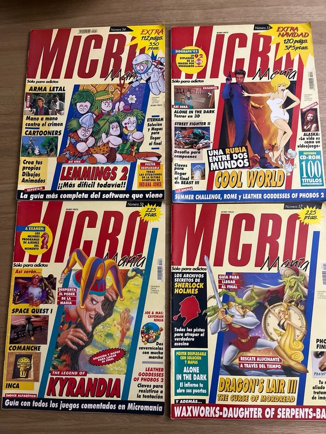 Lote 18 revistas Micromanía Segunda Época.