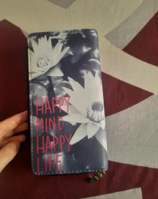 Monedero Ale-hop Flores Happy Mind